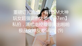 重磅订阅流出，有钱SM大神玩女超强调教大神【se7en】私拍，滴蜡电控羞辱露出啪啪极品女神反差S母狗 (9)