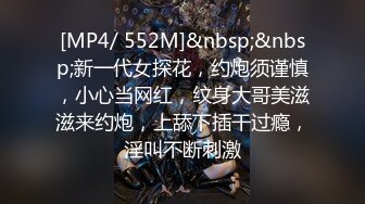 [MP4/ 552M]&nbsp;&nbsp;新一代女探花，约炮须谨慎，小心当网红，纹身大哥美滋滋来约炮，上舔下插干过瘾，淫叫不断刺激