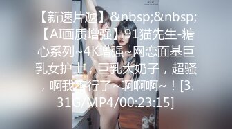 【新速片遞】&nbsp;&nbsp;【AI画质增强】91猫先生-糖心系列~4K增强~网恋面基巨乳女护士，巨乳大奶子，超骚，啊我不行了~啊啊啊~！[3.31G/MP4/00:23:15]